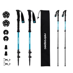 Retrospec 54 in. Polar Blue 6061 Aluminum Adjustable Trekking Pole