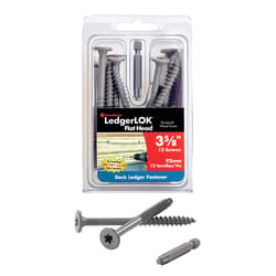 FastenMaster LedgerLok No. 14 X 3-5/8 in. L Star Flat Head High/Low Structural Screws