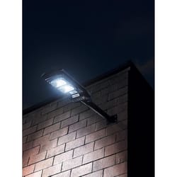 Classy Caps Motion-Sensing Solar Powered LED Black Security Light
