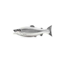 Kikkerland Silver Stainless Steel Magic Soap Fish