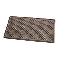 WeatherTech Indoor Mats 24 in to W X 39 in to L Brown Thermoplastic Door Mat