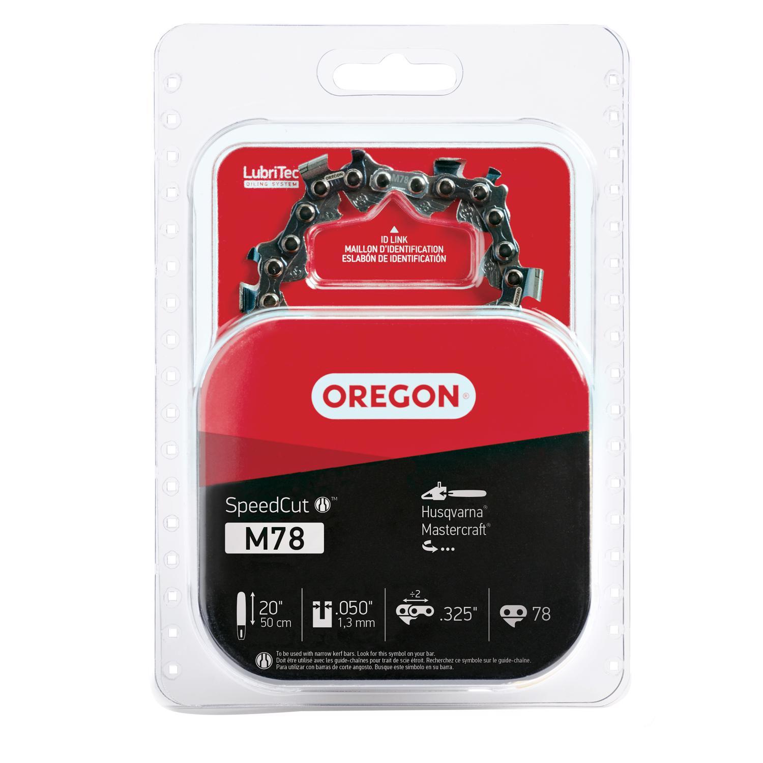 Oregon SpeedCut M78 20 in. Chainsaw Chain 78 links Mfr# M78