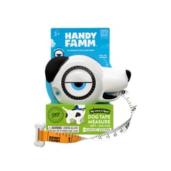HandyFamm Spot Dog Kid's Tape Measure White