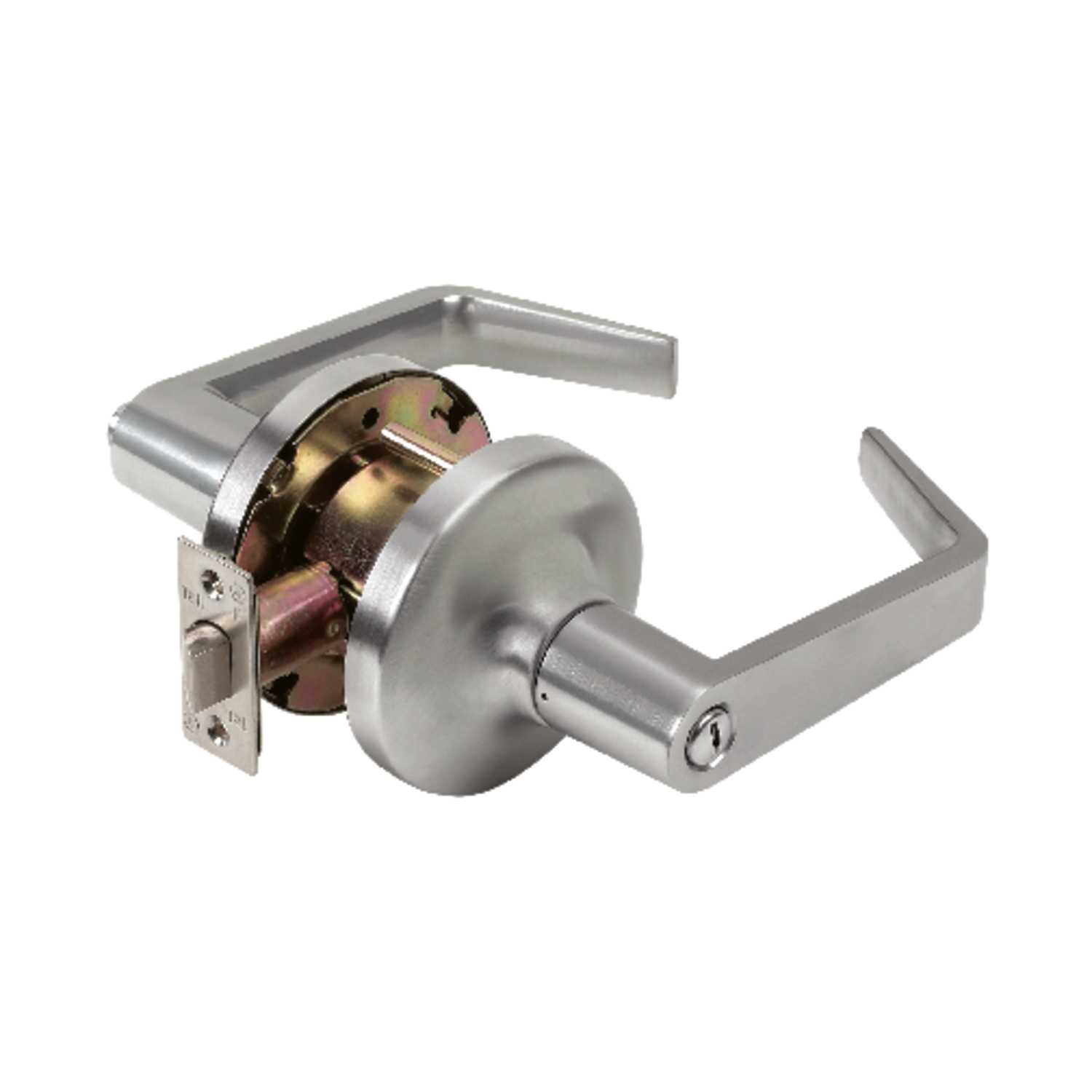 Tell Cortland Satin Chrome Privacy Lockset Ansi Grade 2 2 In