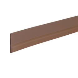 M-D BUILDING PRODUCTS Brown Vinyl Sweep For Doors 36 in. L X 1.25 in.