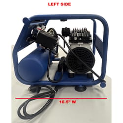 Eagle Silent 4 gal Horizontal Portable Air Compressor 125 psi 1.5 HP