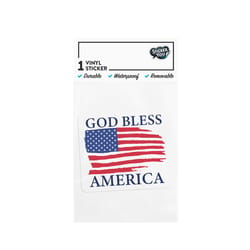 StickerYou God Bless America Sticker Vinyl 1 pk