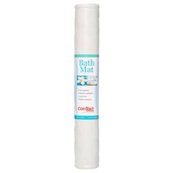 Con-Tact 28 in. L X 16 in. W White Rubber Bath Mat Latex Free