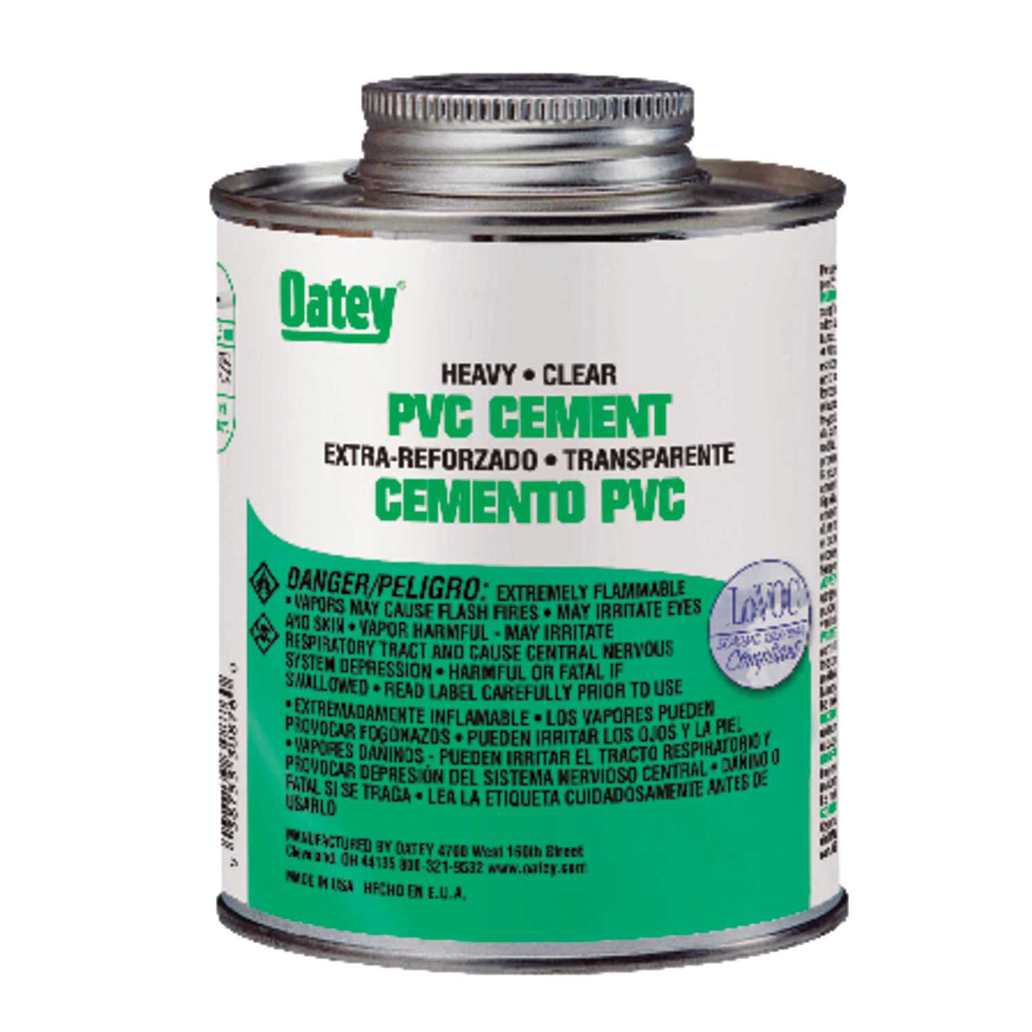 Oatey Heavy Duty Clear Cement For PVC 8 oz. Ace Hardware