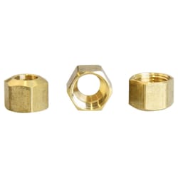 ATC 5/16 in. Compression X 5/16 in. D Compression Brass Nut