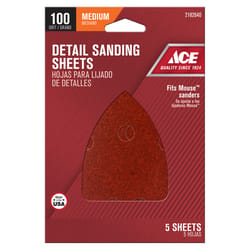 Mouse Sanding Pads Hook Loop Sandpaper 150 Grit for Black+Decker