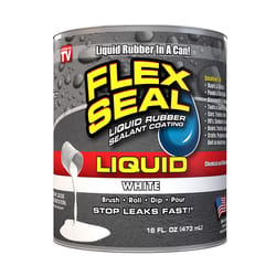 Flex Seal Family of Products Flex Seal White Liquid Rubber Sealant Coating 16 fl. oz.