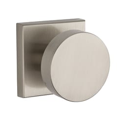 Baldwin Reserve Contemporary Knob Satin Nickel Privacy Knob Right or Left Handed