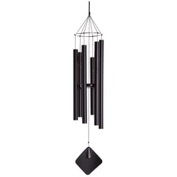 Music of the Spheres, Inc Gypsy Mezzo Black Aluminum 38 in. Wind Chime