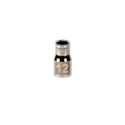 Craftsman 12 mm X 1/2 in. drive Metric 6 Point Standard Socket 1 pc