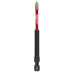 Milwaukee Shockwave Phillips #1 X 3-1/2 in. L Impact Power Bit Steel 1 pc