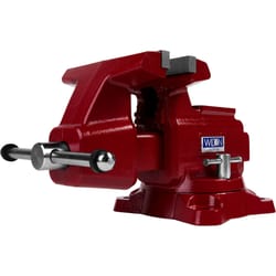 Wilton 8 in. Cast Iron Utility Bench Vise 360 deg Swivel Base