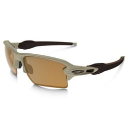Oakley SI Flak Unisex Desert Tan Frame Bronze Lens Sunglasses