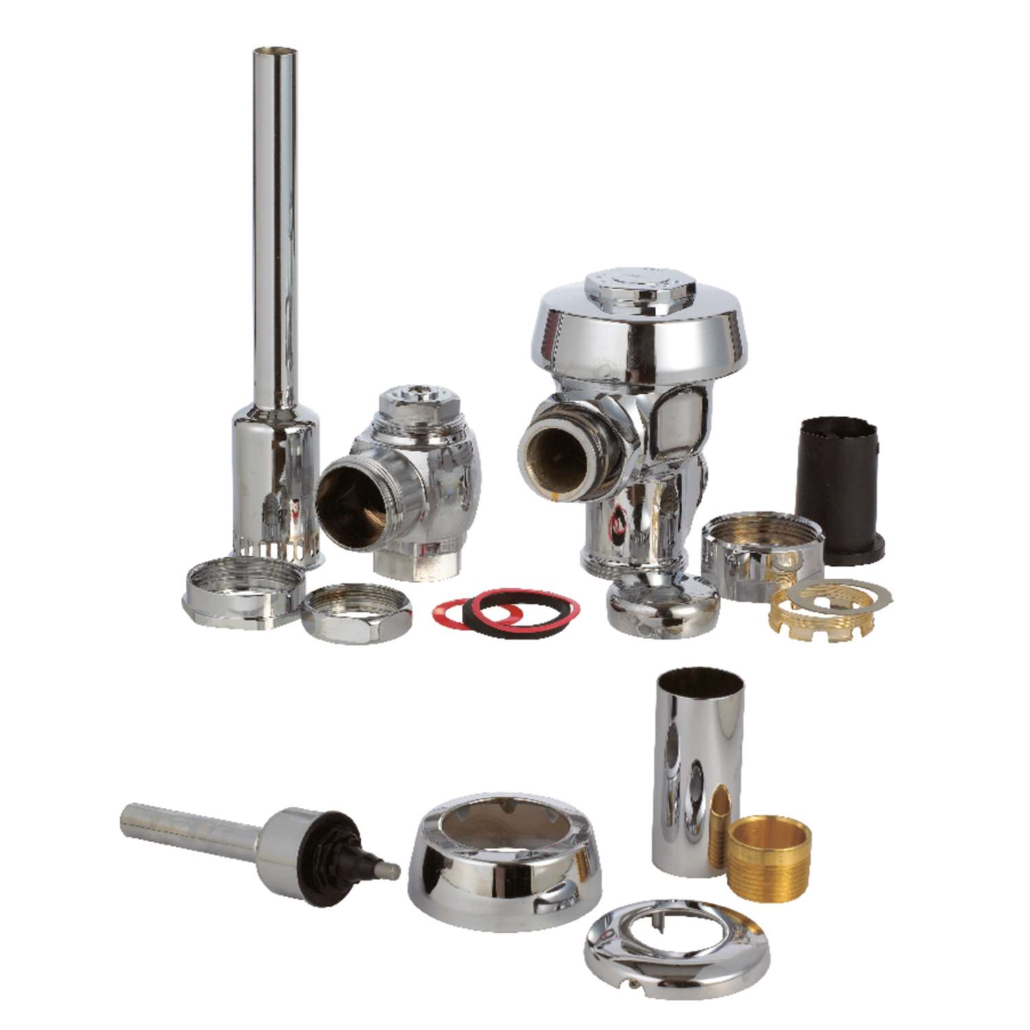 Sloan Royal Urinal Flush Valve Silver Polished Chrome Brass Ace Hardware