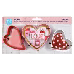 R&M International Corp Cookie Cutter Set Multicolored 3 pc