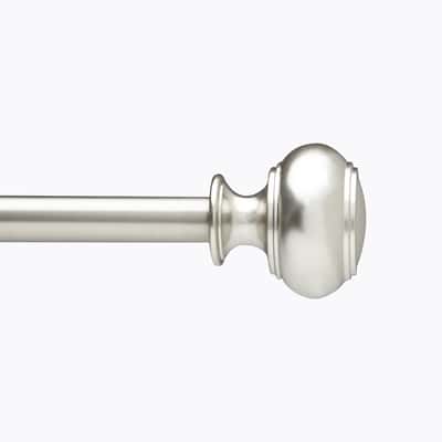 silver curtain rods bed bath and beyond