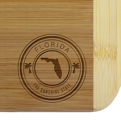 Totally Bamboo 11 in. L X 8.75 in. W X 0.59 in. Bamboo Cutting Board