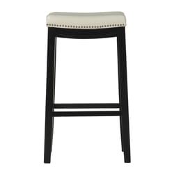 Linon Home Decor White Polyurethane Barstool 30 in.