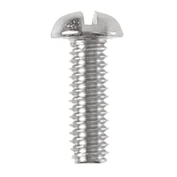 Danco No. 8-32 X 1/2 in. L Slotted Round Head Chrome-Plated Brass Bibb Screw 1 pk