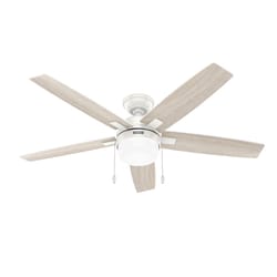 Hunter Fan Anisten 52 in. White LED Indoor Ceiling Fan