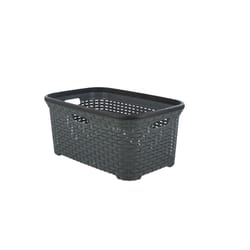 Superio Brand Gray Plastic Laundry Basket