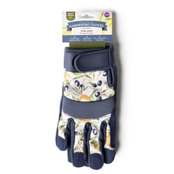 Seed & Sprout L/XL Neoprene Lemon Grove Navy Gardening Gloves