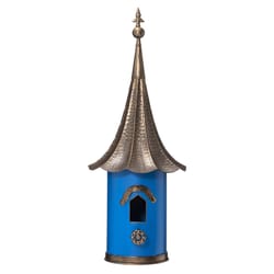 Glitzhome 32 in. H X 12.25 in. W X 12.25 in. L Metal Bird House