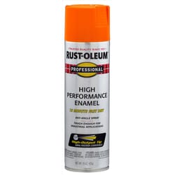 Rust-Oleum Professional Gloss Safety Orange Spray Paint 15 oz