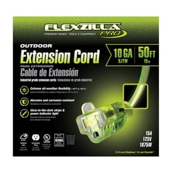 Legacy Flexzilla Outdoor 50 ft. L Green Extension Cord 10/3 SJTW