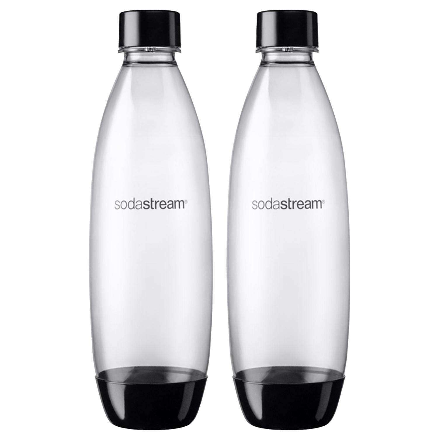 SodaStream Black 1 L Carbonator Bottle 2 pk Ace Hardware