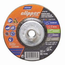 Norton Clipper 4-1/2 in. D X 5/8-11 in. Classic Grinding Wheel