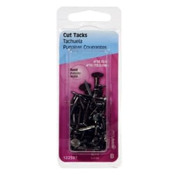 Hillman No. 8 X 9/16 in. L Blue Steel Cut Tacks 2 pk Hillman No. 8 X 9/16 in. L Blue Steel Cut Tacks 2 pk