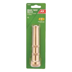 Ace Adjustable Brass Hose Nozzle