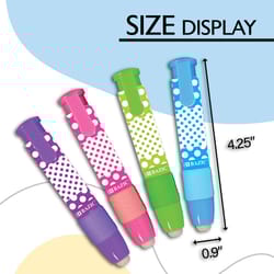 Bazic Products Assorted Pencil Eraser Sticks 2 pk