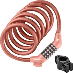 Retrospec Steel Cable Bike Lock Matte Blush