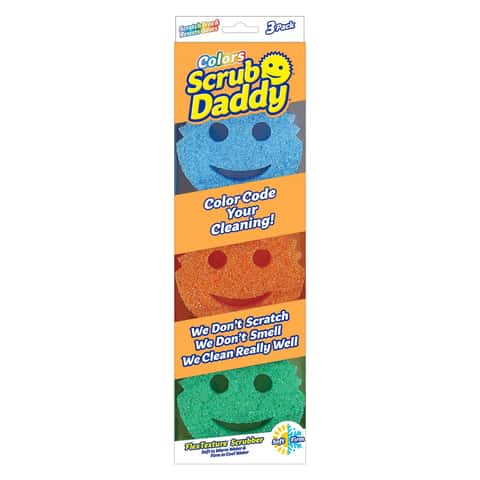 SCRUB DADDY SPONGE DADDY 4 PACK in 2023  Scrub daddy, Scrub daddy sponge,  Sponge