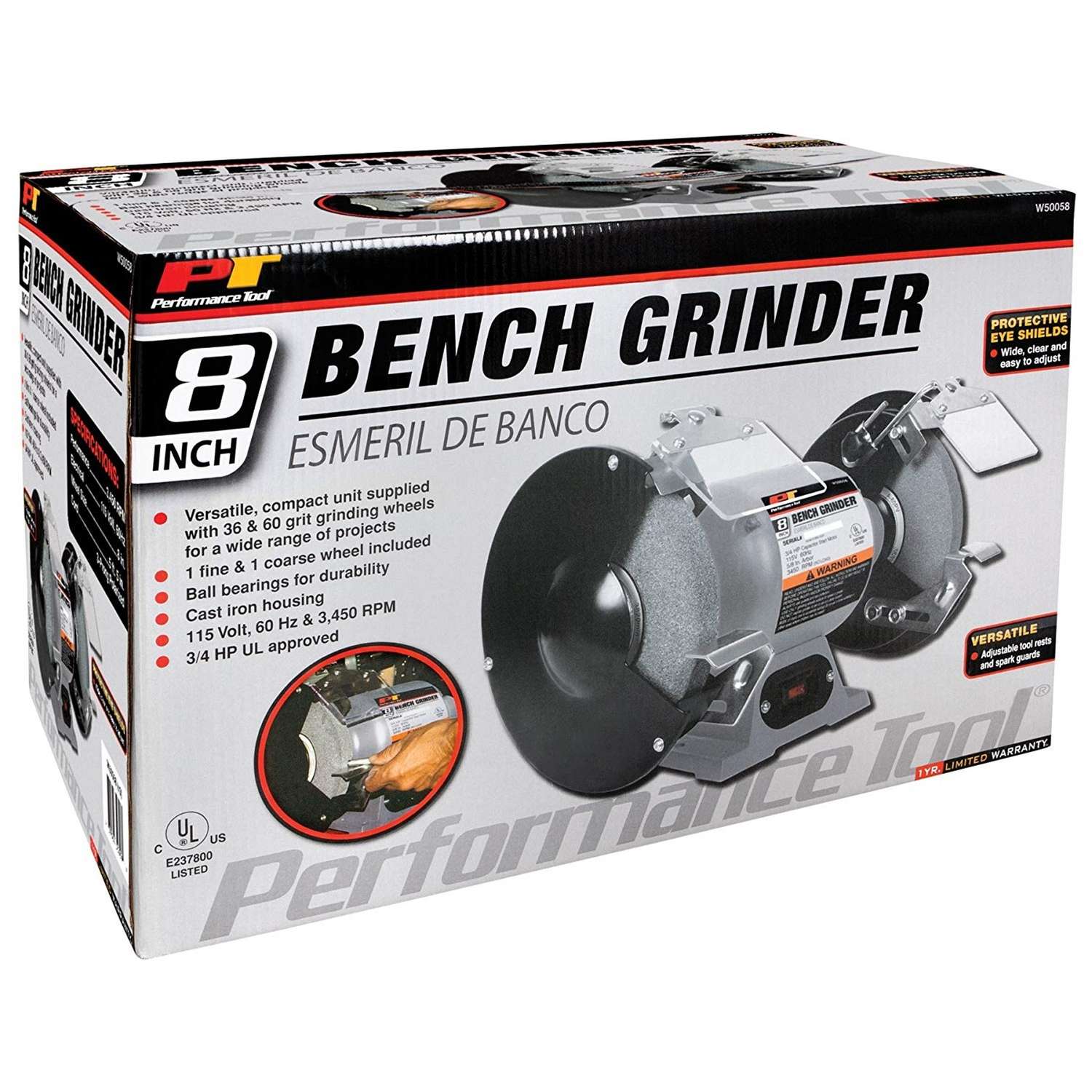 3 In. Small Bench Grinder Mini Electric Grinding Machine