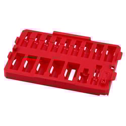 Milwaukee Shockwave 11.99 in. L X 3/8 in. drive SAE Socket Tray 1 pc