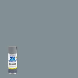 Rust-Oleum  Painter's Touch 2X Ultra Cover  Flat  Gray  Spray Paint  12 oz. 