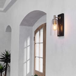 Globe Electric 1-Light Matte Black Wall Sconce