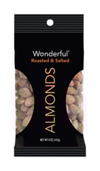 Wonderful ROASTED AND SALTED Almonds 5 oz Pegged