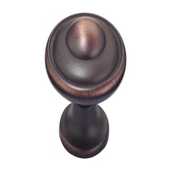 Richelieu Traditional Round Cabinet Knob 1-7/32 in. D 1-3/32 in. Brushed Oil Rubbed Bronze 1 pk