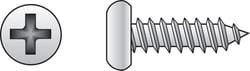 HILLMAN No. 10 Ga. X 1-1/2 in. L Phillips Pan Head Sheet Metal Screws 100 pk