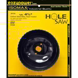 Eazypower ISOMAX 4-5/8 in. Carbon Steel 1 in. L Hole Saw