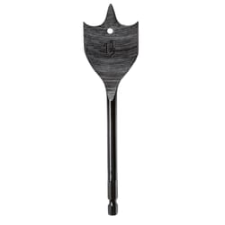 Century Drill & Tool Lazer Spade 1-1/2 in. X 6 in. L High Speed Steel Spade Bit Hex Shank 1 pc